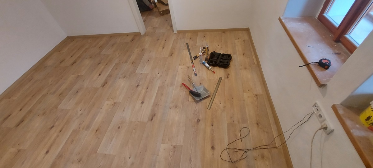 Realizace podlahy v rodinném domě v Libicích nad Cidlinou